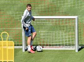 Lucas Hernandez sorti sur blessure. AFP