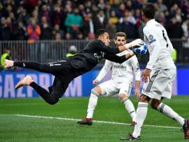 Keylor, lesionado. AFP