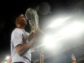 Sevilla will try and host the 2021 Europa League final in memory of Reyes. AFP