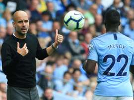 L'émouvant message de Mendy à Guardiola. AFP