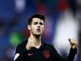 Morata will become an Atletico Madrid player from next summer. AFP