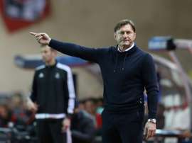 Ralph Hasenhüttl, alors entraîneur du RB Leipzig. AFP
