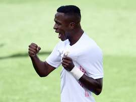 Vinicius Junior scored in the match. AFP