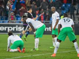 L'AS Saint-Étienne inquiète avant la reprise des championnats. AFP