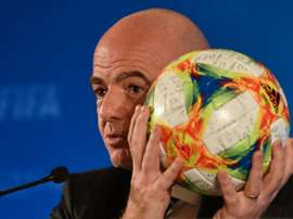Le président de la Fifa Infantino va entrer au CIO en janvier. AFP