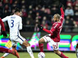 Braithwaite est prêt pour affronter la France. AFP