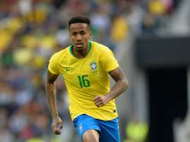 Le défenseur brésilien Eder Militao lors du match amical face au Panama.. AFP