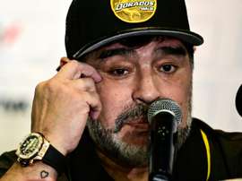 Maradona s'exprime sur le drame. AFP