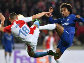Willian is one of the candidates to leave Chelsea. AFP