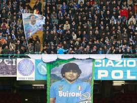 Le Stade San Paolo va être rebaptisé Diego Maradona. afp