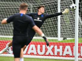 Nick Pope tiene contrato con el Burnley hasta 2020. AFP