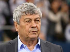 Mircea Lucescu alors entraîneur de la Turquie. AFP