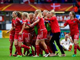 Le Danemark vient d'éliminer l'Allemagne en quarts de finale de l'Euro. AFP