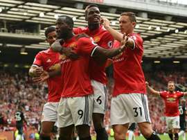 Les compos probables du match de Premier League entre Manchester United et West Ham. AFP