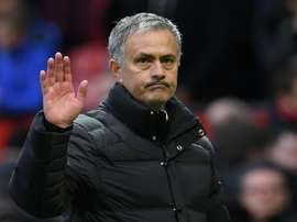 Jose Mourinho à l'issue du match nul entre son équipe de Manchester United et Arsenal. AFP