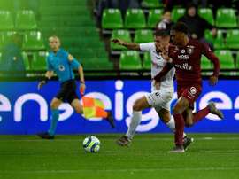 Hognon parle de son joueur Cabit. AFP
