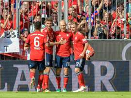 Robben culminó la remontada del Bayern en la visita del Bayer. AFP
