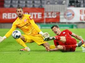 Kevin Trapp n'ira pas à Rennes. AFP