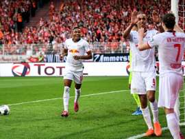Leipzig s'impose face à Berlin et prend la deuxième place. AFP