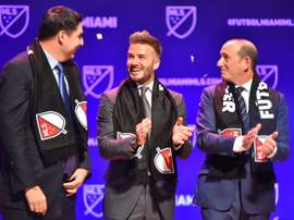 La franquicia de Beckham, cada vez más cerca de ser real. AFP/Archivo