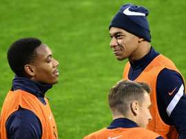 Kylian Mbappé encense Anthony Martial. AFP
