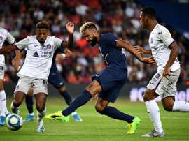 Retour sur le but de Choupo-Moting contre Toulouse. AFP