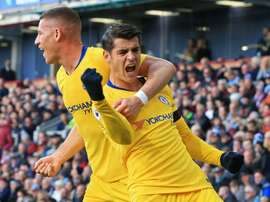 Le joueur de Chelsea Alvaro Morata. AFP