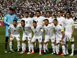 L'équipe d'Iran avant un match de qualifications pour le Mondial 2018, face à la Chine. AFP