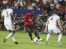 Lukaku se estreou com a camisa do United. AFP