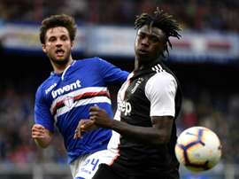 Moise Kean could join Roma in January. AFP