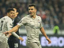 L'attaccante brasiliano 32enne Junior Moraes dello Shakhtar. AFP