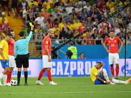 Neymar was fouled 10 times. AFP