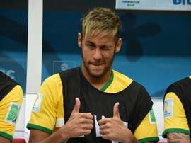 Neymar, le 12 juillet 2014, à Brasilia