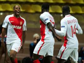 Djibril Sidibe (L) and Bakayoko (R) are transfer targets for Chelsea. AFP