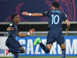 Dominic Solanke, buteur contre le Mexique, envoie l'Angleterre en demi-finales du Mondial U20. AFP