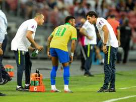 Neymar n'est pas convoqué avec le Brésil. AFP