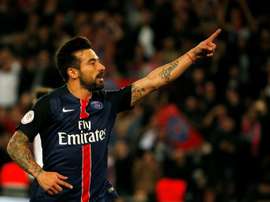 Lavezzi anuncia sua aposentadoria aos 34 anos. AFP
