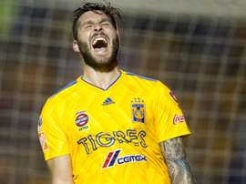 Una de las peores noches de Gignac. AFP