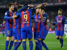 Barcelone facile vainqueur de la Real Sociedad en quarts de finale retour de la Coupe du Roi. AFP