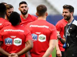Stéphane Masala reconoció la superioridad del PSG. AFP