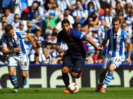 Suárez, buteur. AFP