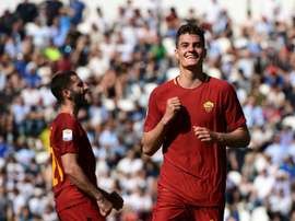Schick marque son premier but en Serie A. AFP