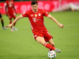 Lewandowski se rapproche du record de CR7. afp
