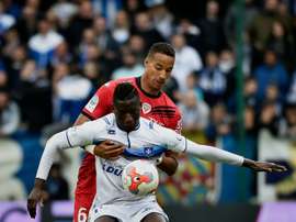 Sehrou Guirassy sous les couleurs d'Auxerre. AFP
