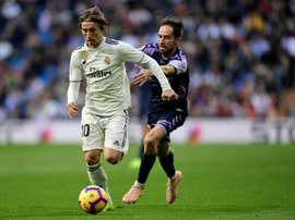 Modric tiene contrato con el Real Madrid hasta 2020. AFP