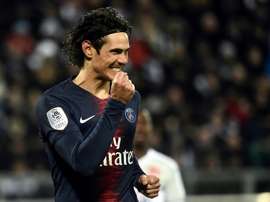 Cavani se declara ao PSG. AFP
