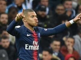 Kylian Mbappé a remporté le dernier trophée. AFP