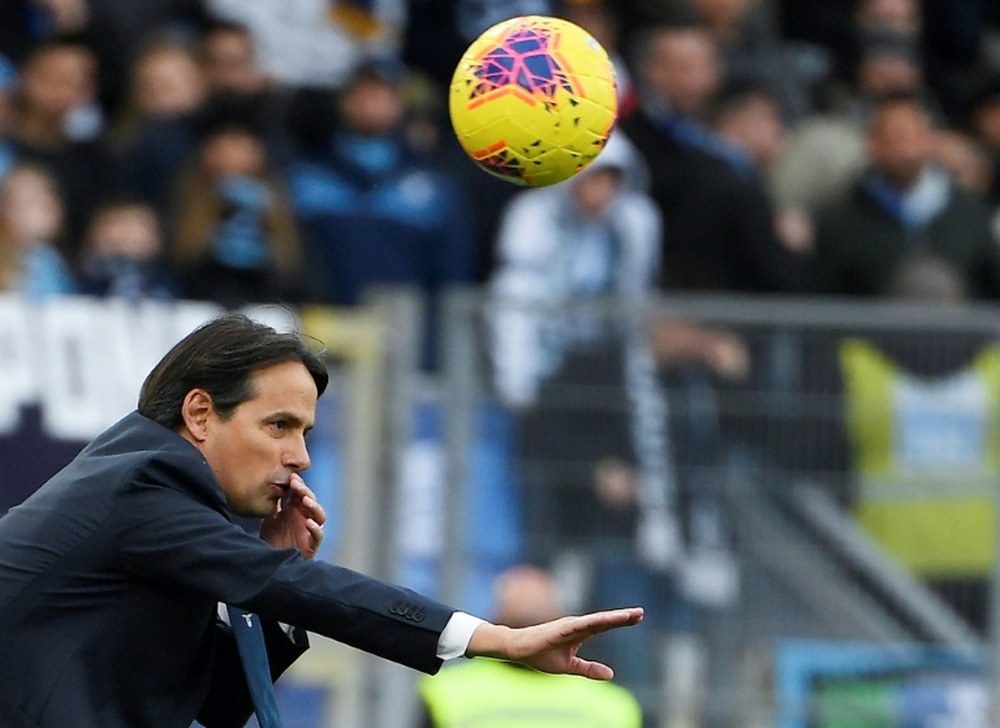 Inzaghi in conferenza. AFP