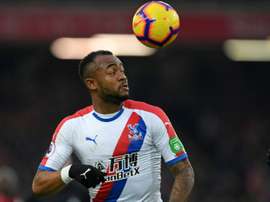 Jordan Ayew avec Crystal Palace sur la pelouse de Liverpool le 19 janvier 2019. Goal
