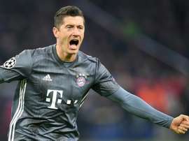 Lewandowski, meilleur buteur de la phase de groupes. AFP